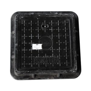 TAPA CUADRADA PARA REGISTRO EN FIBRA (TRANSITO LIGERO)