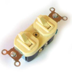 Interruptor doble crema