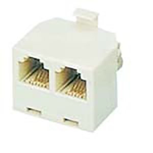 Adaptador salida doble telefono