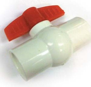 Llave de paso de Bola en PVC