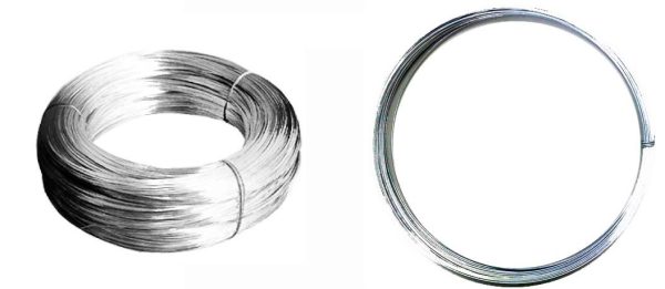 Alambre liso galvanizados
