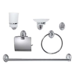 Accesorios Lujo P/Baño 6/Pcs