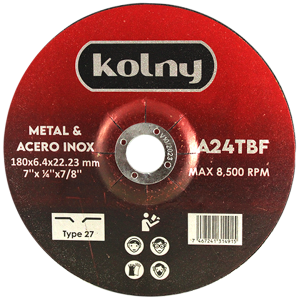 Disco De Pulir Kolny (Para Metal)