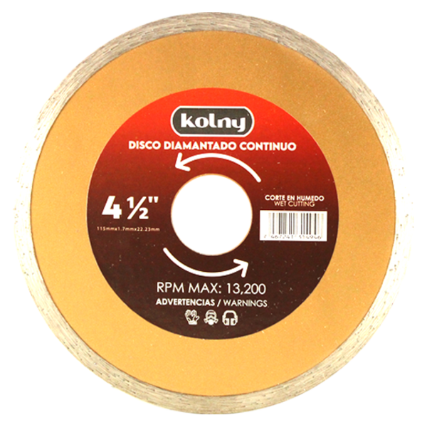 Disco diamantado continuo Kolny