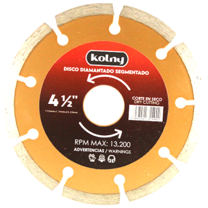 Disco diamantado segmentado Kolny